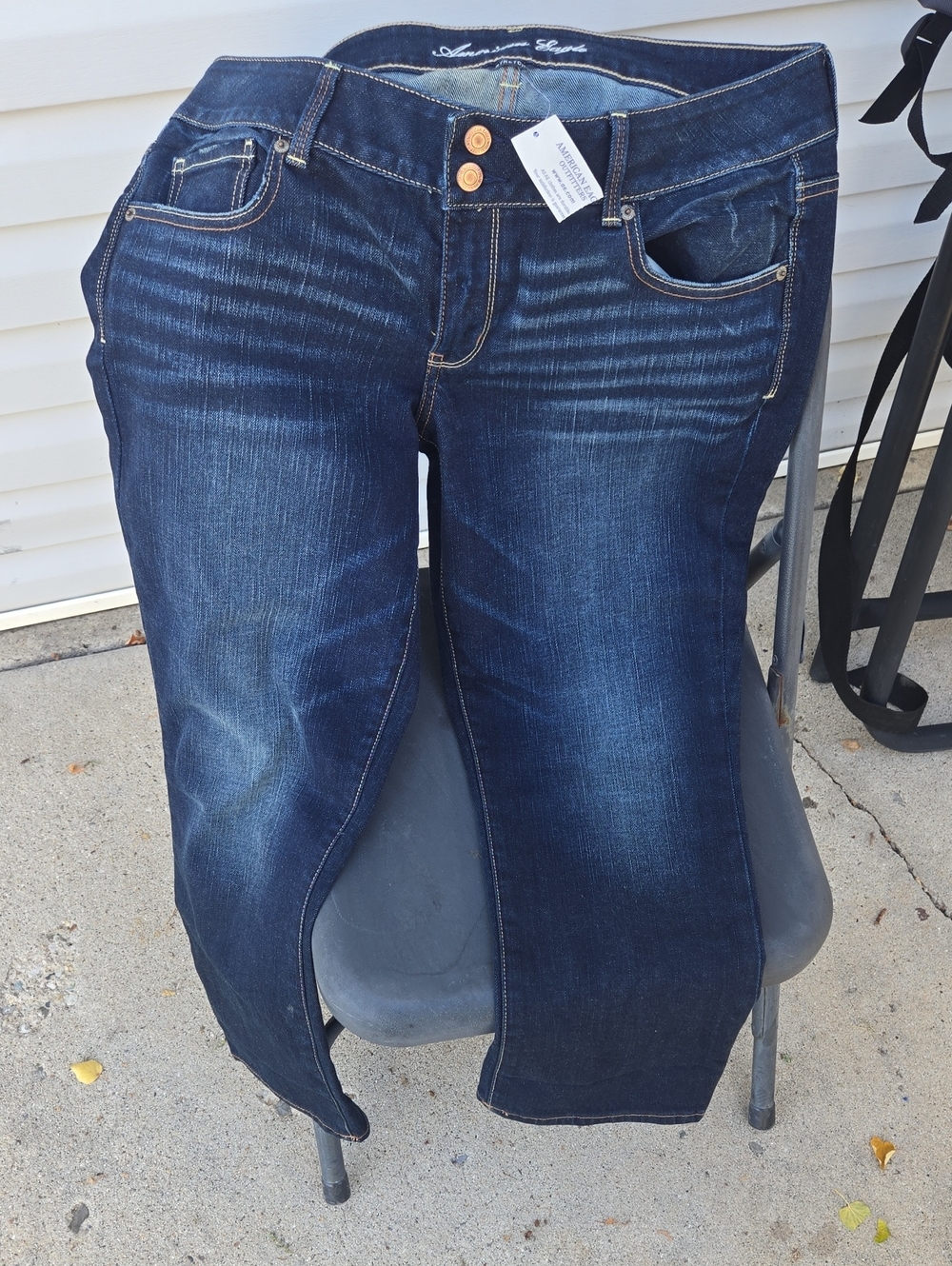 American Eagle Outfitters Dark Blue Bootcut Jeans